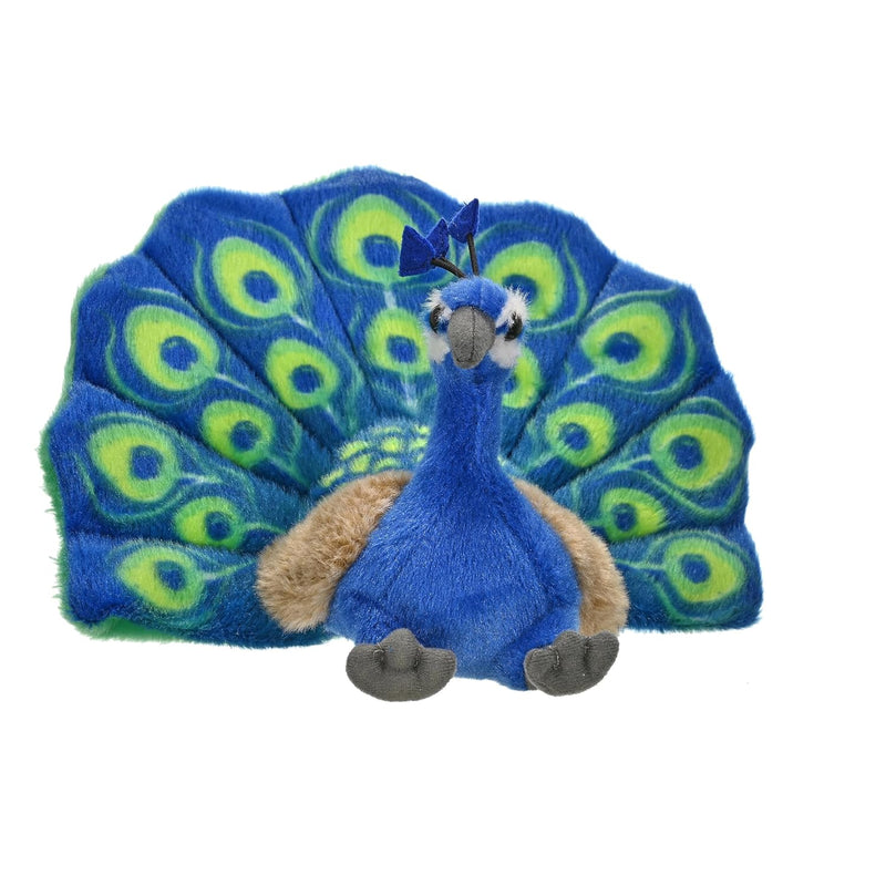 WILD REPUBLIC Peacock Plush, Stuffed Animal, Plush Toy, Kids Gifts, Cuddlek