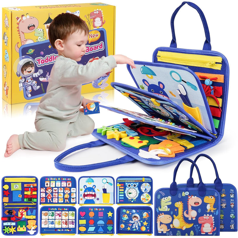 Busy Board Montessori Toys For 1 2 3 4 5 6 Years Old Toddlers Boy Girl Gift
