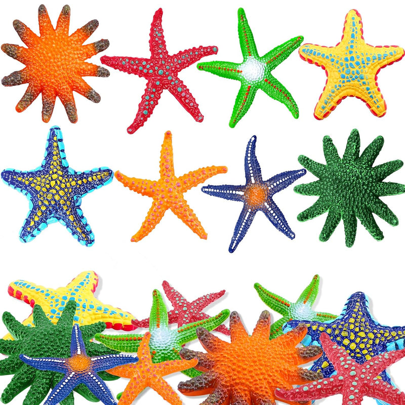 16 Pieces Big Diving Pool Toys, Beach Colorful Starfish Summer Swimming Und