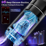 Male Masturbator with AI App Control, Vibration, Suction & Thrust Modes