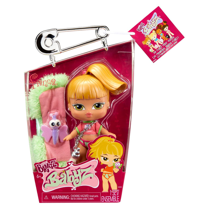 Bratz Babyz Fianna Collectible Fashion Doll with Real Fashions and Pet