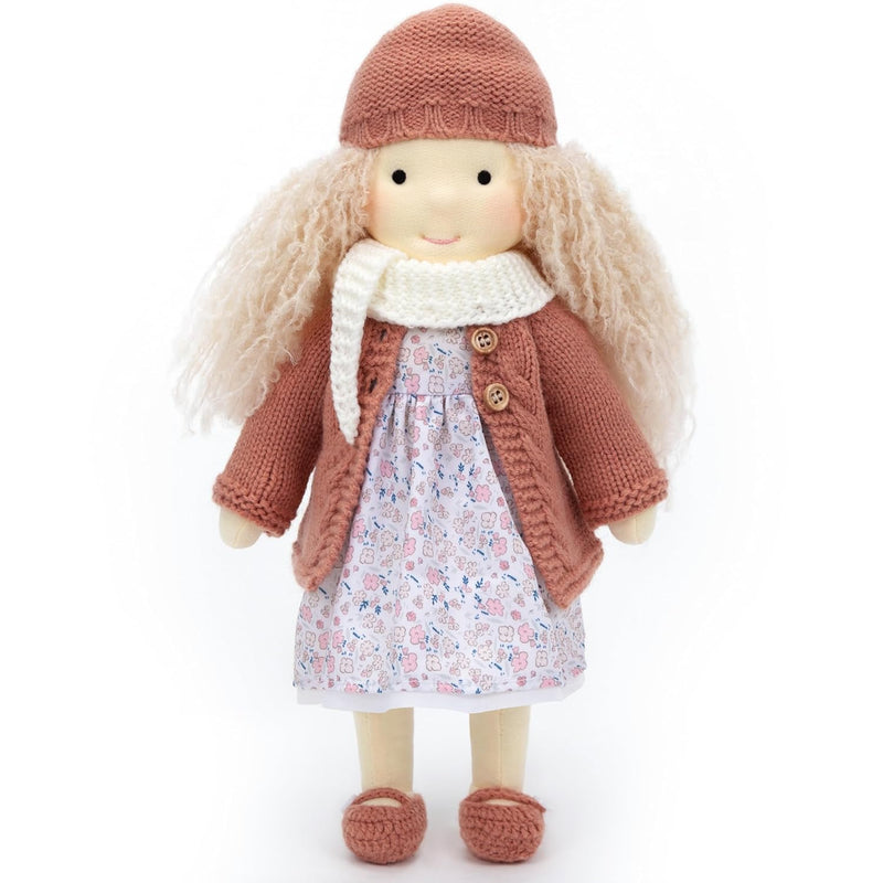 Easter Present Waldorf Doll Handmade Rag Doll Birthday Present With Beautiful