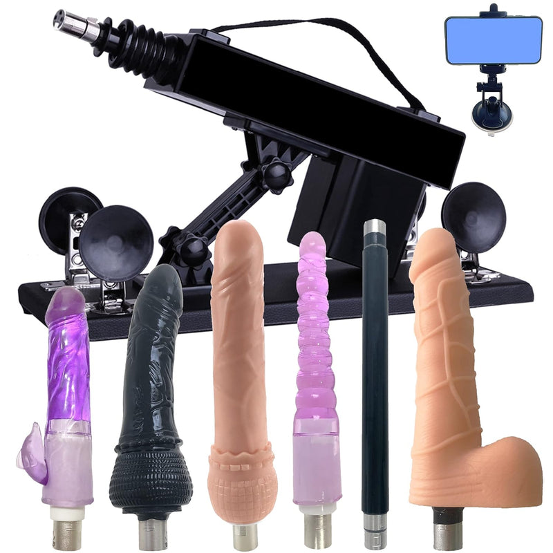 Sex Machine 3Xlr Connecotor Fuck Machine For Women Men Maturbation With Different Size Dildo Sex Toy Attachments
