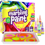 Marbling Paint Art Kit for Kids - Arts and Crafts Gift Set for Girls and Boys