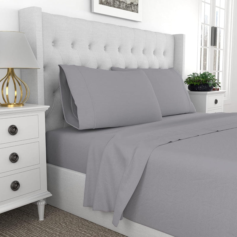 Premium Cotton Blend Wrinkle-Resistant Sateen Weave Sheets - 1200 Thread Count