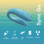 Sync Go Couples Vibrator | App-Controlled Dual Stimulation G-Spot & Clitoris Toy