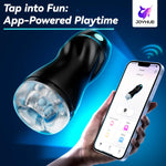 Automatic Male Stroker with 7 Suction & Vibration Modes, Hands-Free Toy
