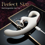Bendable Clit Sucking Vibrator – 8 Vibration & 3 Suction Modes, Waterproof Silicone