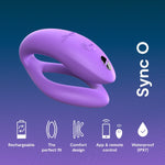 Sync O Couples Vibrator | Remote Control G-Spot & Clitoral Stimulator | 10 Vibes