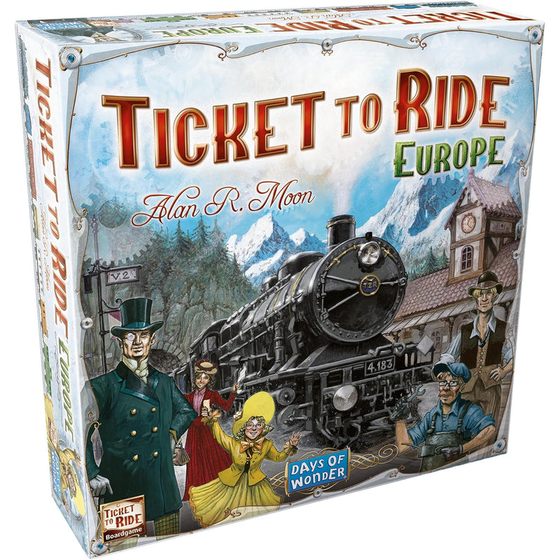 Ticket to Ride Europe Board Game - Embark on a Railway Adventure Across the