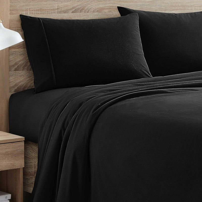Flannel Sheets Warm And Cozy Deep Pocket Breathable All Season Bedding Set Wit