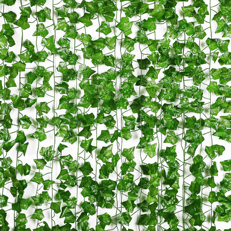 6 Strands 42Ft Fake Vines For Bedroom With Fake Leaves, Cute Artificial Hangin