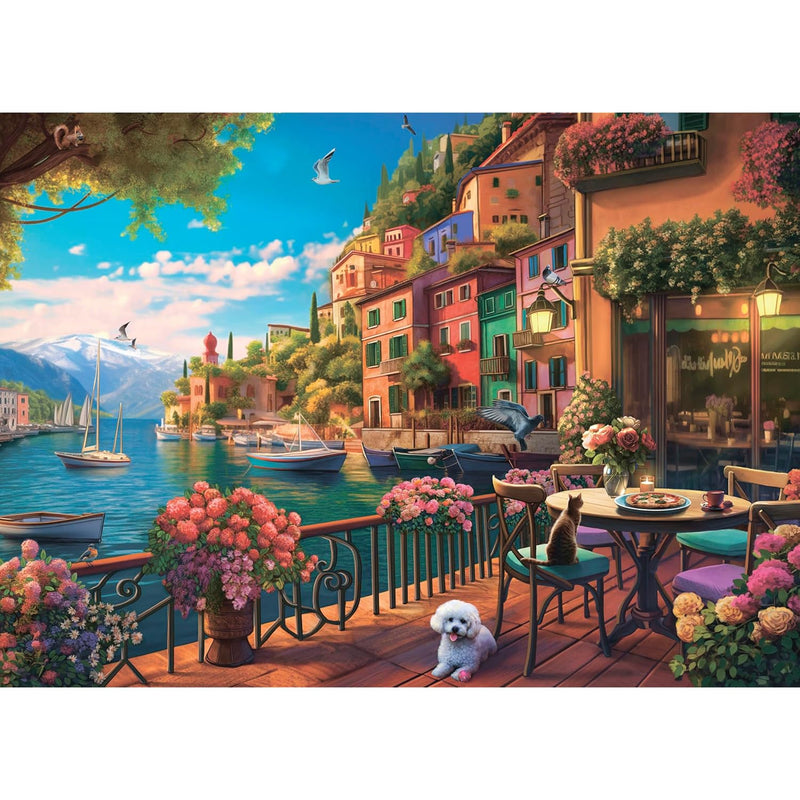 Ceaco - Sunset on Lake Como - 1000 Piece Jigsaw Puzzle