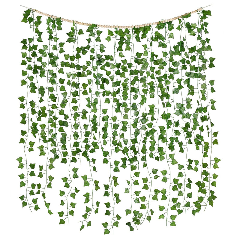Hanging Fake Vines For Bedroom Wall Decor Artificial Plant Leaves With Wood Be