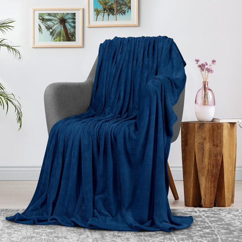 Fleece Blanket - Lightweight Fuzzy Soft Anti-Static Microfiber Bed Blanket (60