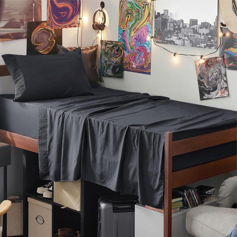 Twin Xl Sheets Dorm Bedding - Soft Extra Long Twin Bed Sheets, 3 Pieces Hotel