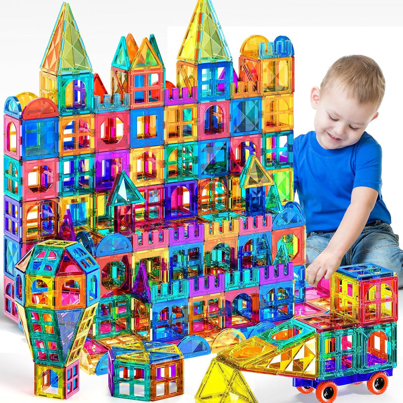 TEMI Magnetic Tiles,Building Blocks, Magnets Building Set, Learning and Edu