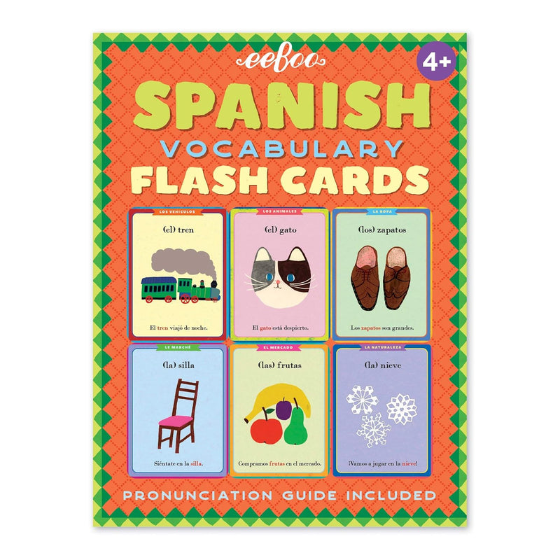 eeBoo: Spanish Vocabulary Flash Cards, Learn Spanish, Imaginative Problem S