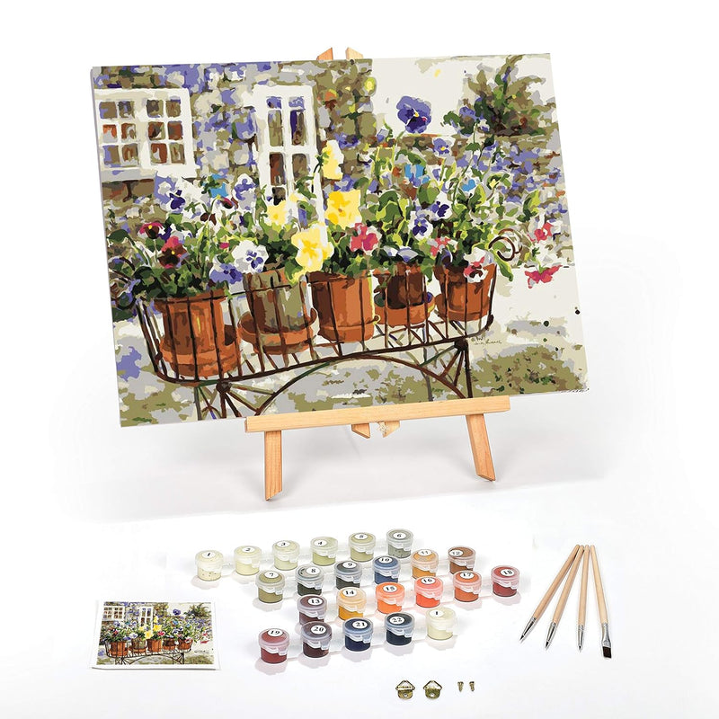 Adult Paint by Numbers Kit 12x16 Framed Canvas Artwork