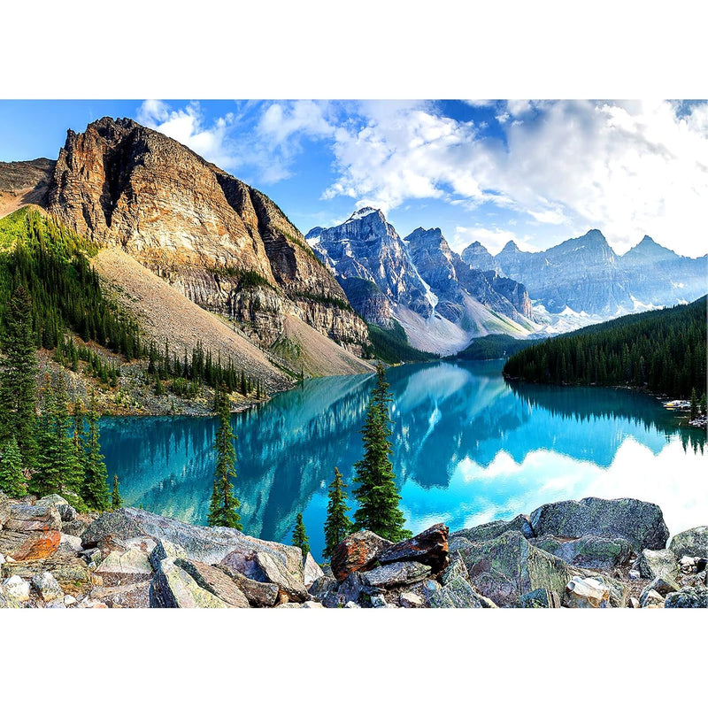 1000 Piece Puzzles For Adults, Moraine Lake Jigsaw Puzzle