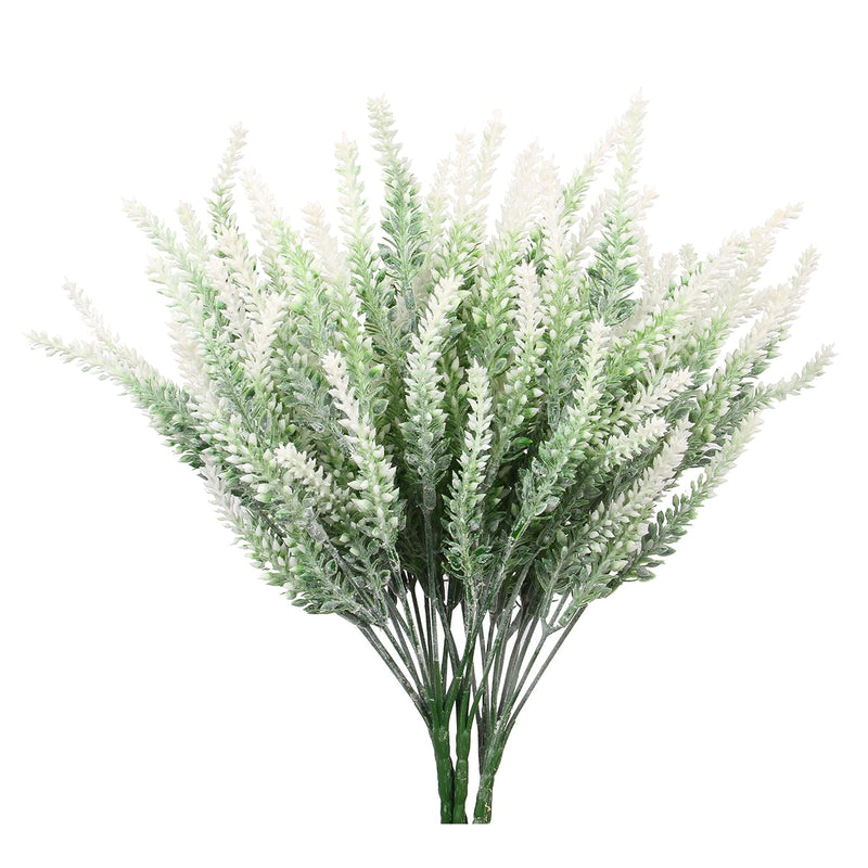 Artificial Flowers 6 Bundles Lavender Bouquet For Wedding Home Office Decorati