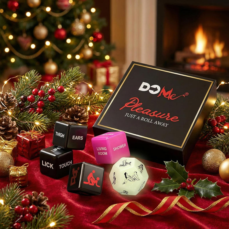 Sex Dice Game For Adults - Deluxe Premium Quality Sex Game, Complete Set With Travel Box For Couple Sex Toys Games, Perfect Anniversary Wedding Gift, Fun Date Night Combinations And Positions