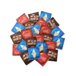 Neapolitan Flavors With Silver Lunamax Pocket Case, Chocolate, Strawberry, And Vanilla Flavored Latex Condoms-24 Count