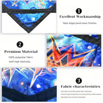 Blacklight Flowstar Uv Reaction Blacklight Beginners Flow Star Spinning Cloth Easy To Rotate Sided Print Fingertip Rotating Flow Toy Double Sided Printing (R04-Style5)