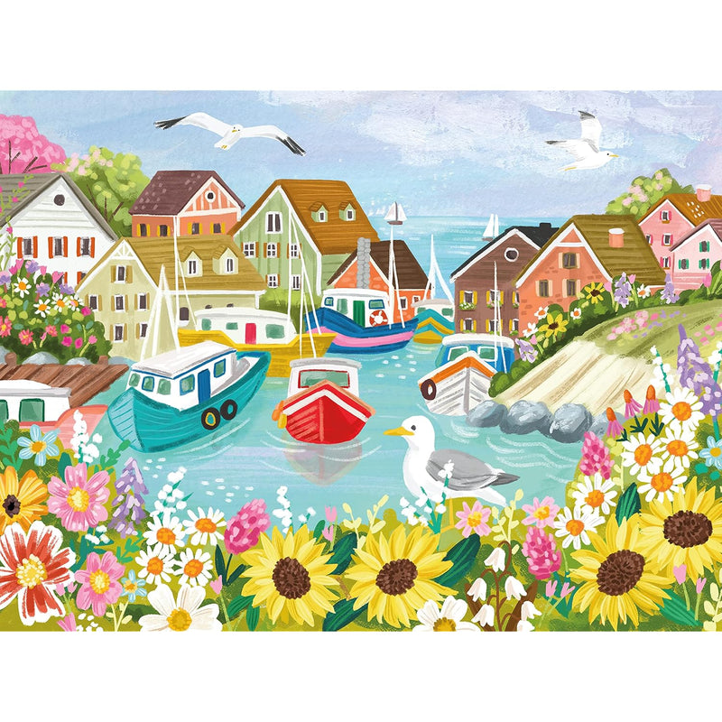 Ceaco - Olivia Gibbs - Sea Town Harbor - 300 Piece Jigsaw Puzzle