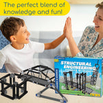 Structural Engineering Building Kit: 20 Bridge & Skyscraper Models