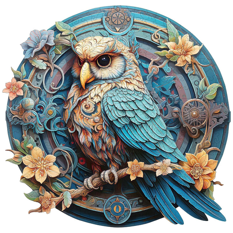 Wooden Jigsaw Puzzles Wooden Puzzle Adult Unique Shape Advanced Wise Owl Wo