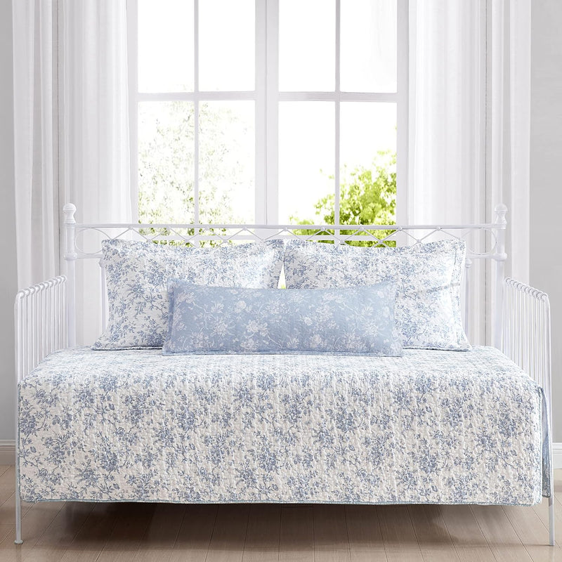 Home - Daybed Set, Floral Bedding With Matching Shams & Pillow Cover, Home Dec