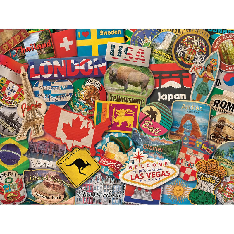 Ceaco - Around The World - 300 Oversized Piece Jigsaw Puzzle