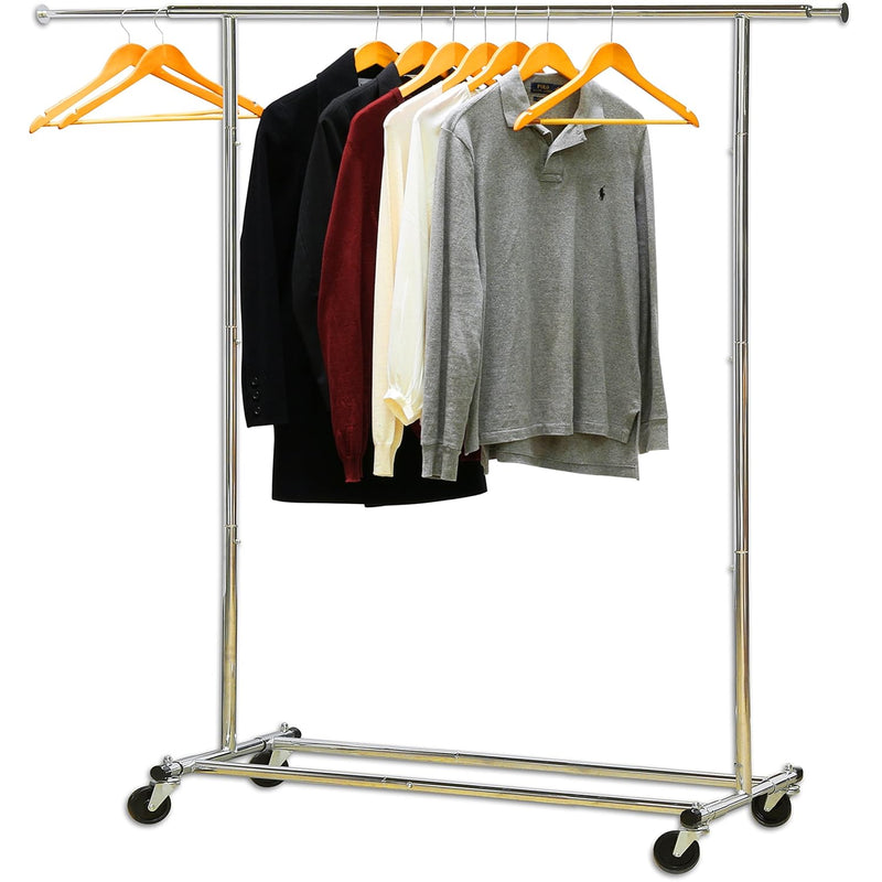Heavy Duty Clothing Garment Rack, Chrome