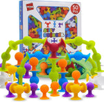Suction Building Toy Set for Kids Ages 3+ Sensory Learning Activity