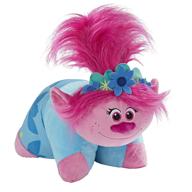 Pillow Pets DreamWorks Poppy Stuffed Animal – Trolls World Tour Plush Toy,