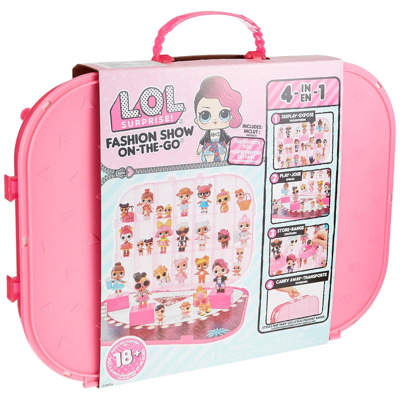 Lol Surprise Fashion Show On The Go 4 In 1 Playset And Carrying Case Display 1