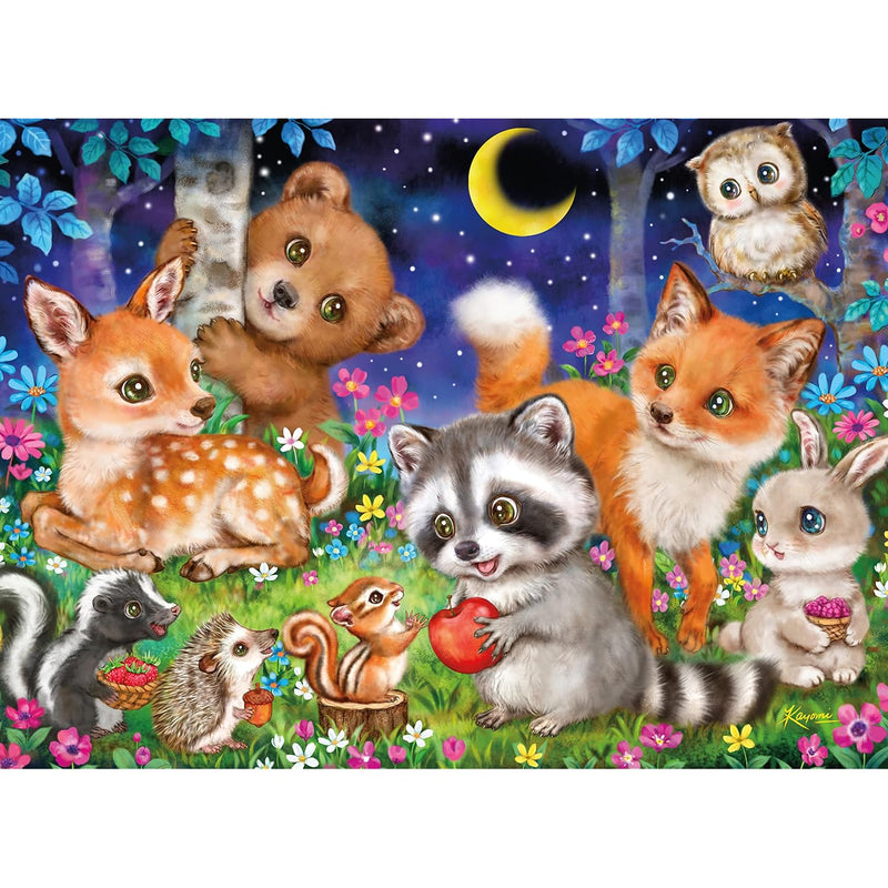 Ceaco - Kayomi Harai - Woodland Friends - 100 Piece Jigsaw Puzzle