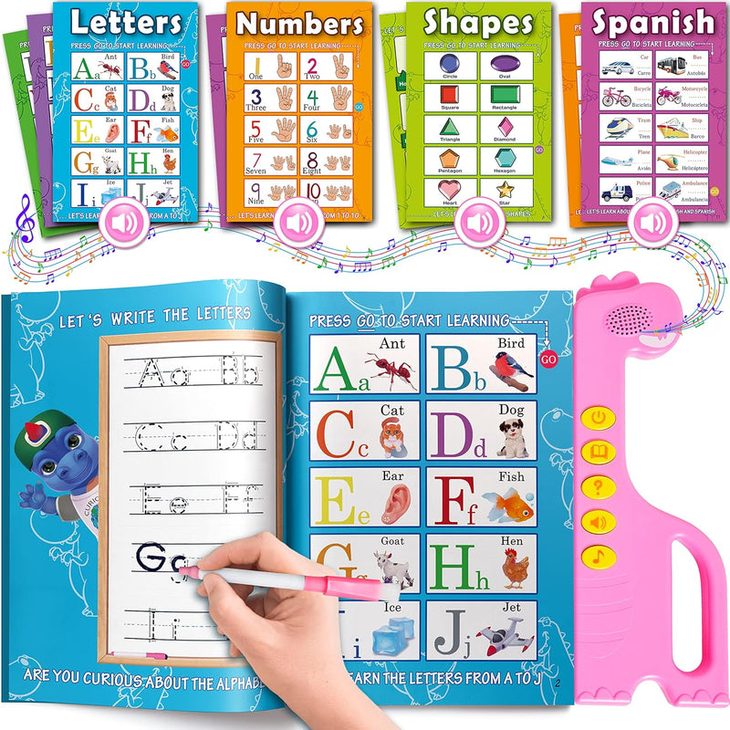 Abc Learning For Toddlers, Busy Book, Speech Therapy, Alphabet Sound Book,