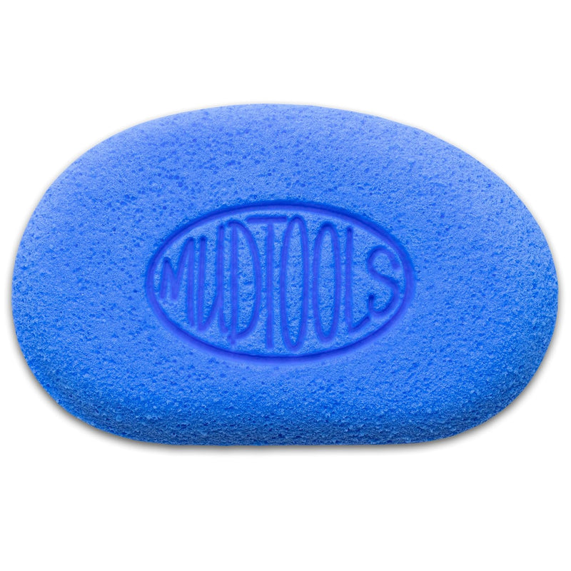 Blue Pottery Sponge for Clay & Ceramics, 3.75 x 2.63 Inch All-Purpose Tool