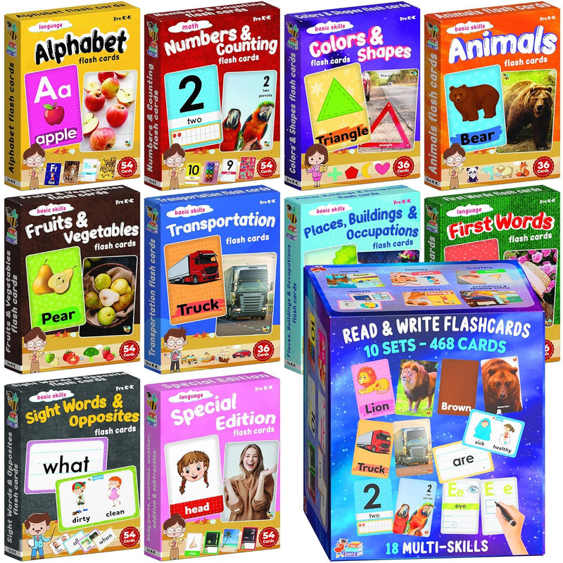 Flash Cards For Toddlers 2 4 Years Jumbo Learning Box Set With Real Picture