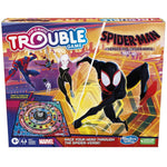 Hasbro Gaming Trouble: The Spider-Verse Edition for Marvel Fans, Ages 8+, Game for 2-4 Players, with Rotating Board