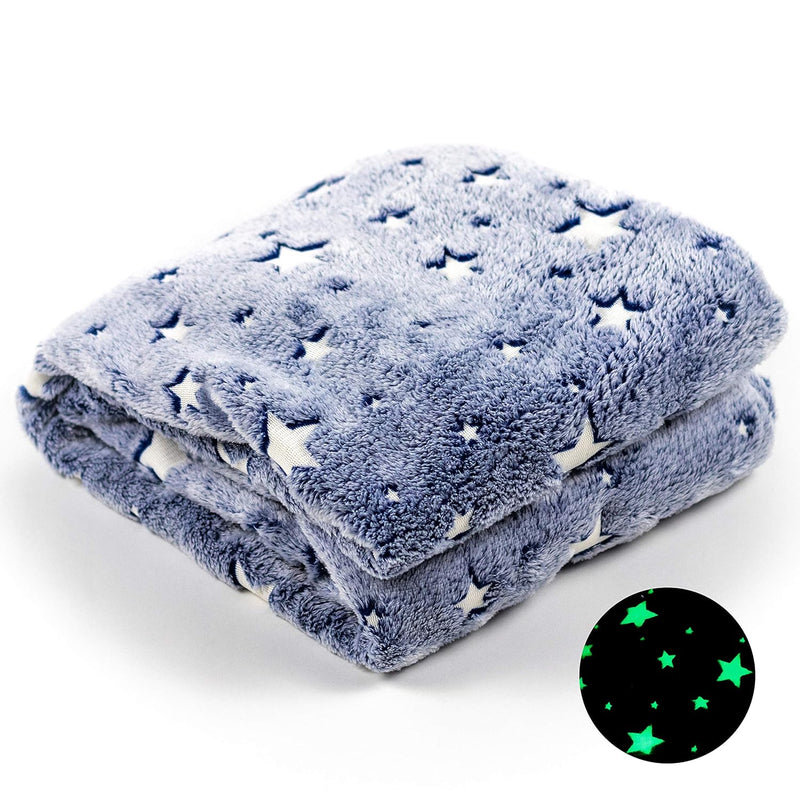 Glow In The Dark Blanket | Super Soft Cozy Galaxy Blanket For Kids & Adults |