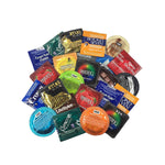 Condom Sampler Variety Pack – Random Assortment Of Premium Latex Condoms From Top Brands – Fun Mix Of Ribbed, Extra Lubricated, Flavored, Ultra Thin & More