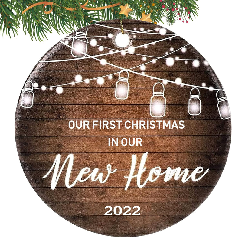 Our First Christmas In New Home Ornament 2022, New Home Christmas Ornament | C