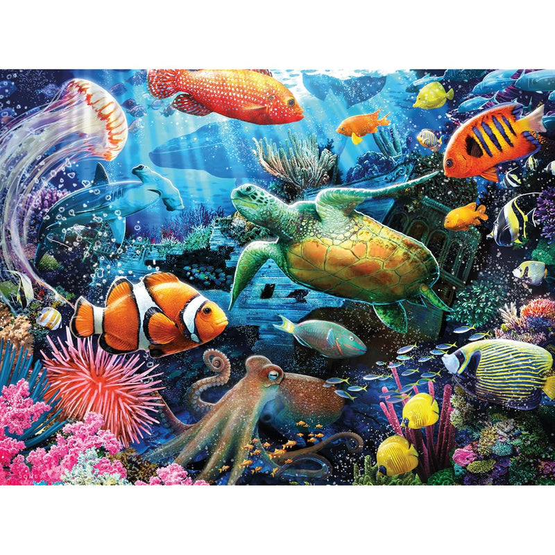 Ceaco - Foil Puzzle - Under The Ocean - 500 Piece Jigsaw Puzzle