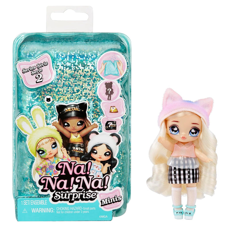 Minis Series 2 4" Fashion Doll Mystery Packaging With Confetti Surprise, In