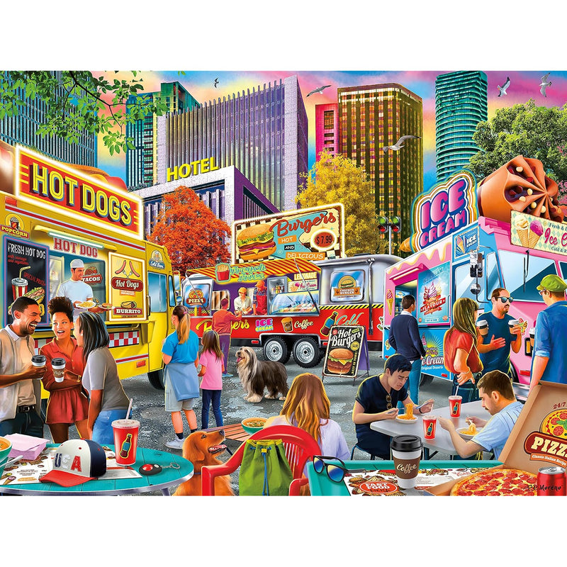 Ceaco - PD Moreno - Food Truck Festival - 500 Piece Jigsaw Puzzle