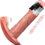 Wearable Thrusting Vibrator Dildo - 7 Modes Clitoral & Anal Sex Toy for Women