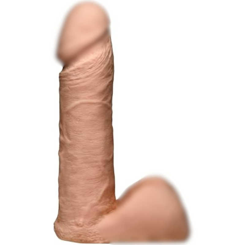 Doc Johnson Vac-U-Lock - The Realistic Dildo - 6 Inch ULTRASKYN - F-Machine and Vac-U-Lock Harness Compatible - for Adults Only, Vanilla